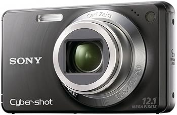 【中古】SONY デジタル写真機 Cyber-Shot(サイバーショット) W270 (1210万絵素/光学x5/デジタルx8/黒いこと) DSC-W270/B