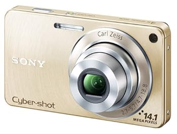 【中古】SONY デジタルカメラ Cyber-Shot(サイバーショット) W350 ゴールド DSC-W350/N|スカーレット2021