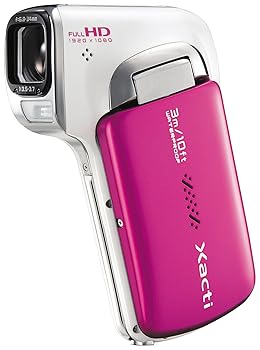 【中古】［非常に良い］SANYO デジタルムービーカメラ Xacti CA100 P ピンク DMX-CA100(P)｜スカーレット2021