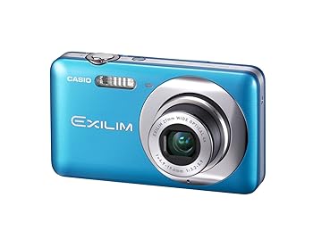 【中古】［人並み外れたに似つかわしい］CASIO デジタル写真機 EXILIM 1410万絵素 4倍 ハワイアン青み EX-Z800BE