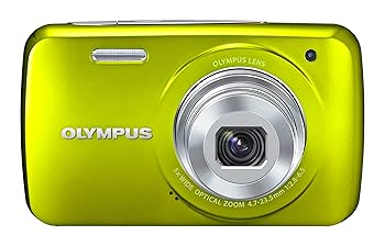 【中古】OLYMPUS デジタル写真機 VH-210 緑であること 1400万絵素 光学5倍望遠レンズ DIS 高品位テレビ活動写真 3.0型LCD 広角26粍 3D映し絵役立つこと VH-210 GRN