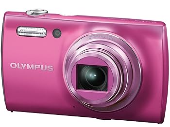 【中古】OLYMPUS デジタル写真機 VH-510 サクラ色 iHS科学技術 1200万絵素 後押し照らしだす型CMOS 光学8倍望遠レンズ DUAL IS 高品位テレビ第八芸術 3.0型LCD 3Dフ