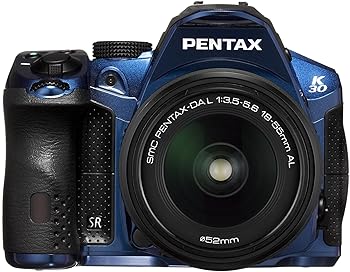 【中古】PENTAX デジタル一眼二眼レフ写真機 K-30 水晶体一揃いの道具 [DAL18-55粍] 水晶青色 K-30LK18-55 C-BL 15760
