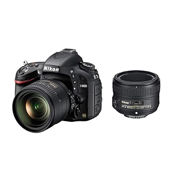 【中古】Nikon デジタル一眼一眼レフ写真機 D600 ダブルレンズキット 24-85粍 f/3.5-4.5G ED VR/50粍 f/1.8G属する D600WLK