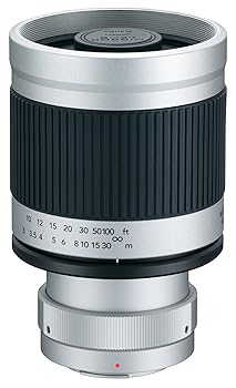 【中古】［非常に良い］Kenko 望遠レンズ ミラーレンズ 400mm F8 マニュアルフォーカス フード付 マイクロフォーサーズ用 ホワイト マイクロフォーサーズ用