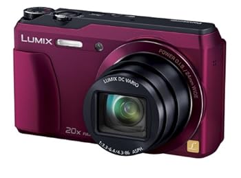 【中古】パナソニック デジタルカメラ ルミックス TZ55 光学20倍 レッド DMC-TZ55-R 27,671円