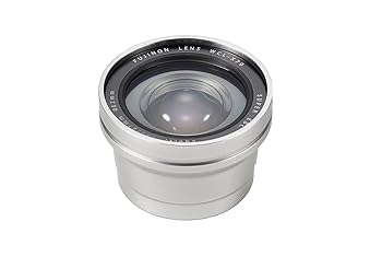 【中古】［非常に良い］富士フイルム(FUJIFILM) X70用ワイドコンバージョンレンズ(シルバー) WCL-X70 S｜スカーレット2021