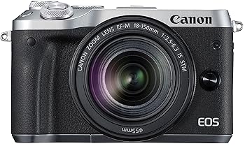 【中古】［非常に良い］Canon ミラーレス一眼カメラ EOS M6 レンズキット(シルバー) EF-M18-150mm F3.5-6.3 IS STM付属 EOSM6SL-18150ISSTMLK