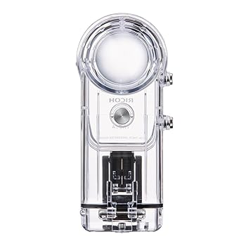 【中古】［非常に良い］RICOH TW-1 水中ハウジングケース THETA シータ 360度カメラ 30メートル防水 リコー メーカー純正 910753｜スカーレット2021