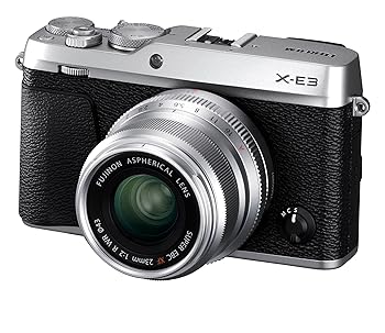 【中古】富士フイルム(FUJIFILM) ミラーレス一眼カメラ X-E3単焦点レンズキットシルバー X-E3LK23F2-S