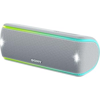 【中古】［非常に良い］ソニー ワイヤレスポータブルスピーカー SRS-XB31 : 防水・防塵・防錆/Bluetooth/専用スマホアプリ対応 ライティング機能搭載 2018年モデル ホワ