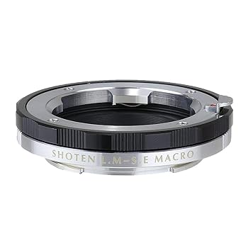 【中古】SHOTEN マウントアダプター LM-SE M (ライカMマウントレンズ → Eマウント変換) ヘリコイド付き (プロ版 (+6mm) TypeI, ブラック)|スカーレット2021