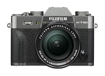 【中古】［人並み外れたに似つかわしい］富士フイルム(FUJIFILM) 銀鏡受け答え一眼写真機 X-T30水晶体一揃いの道具 濃灰色しろがね色 X-T30LK-CS