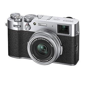【中古】［人並み外れたに好いたらしい］富士フイルム(FUJIFILM) デジタル写真機 X100V しろがね色 X100V-S
