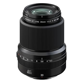 【中古】FUJIFILM Gマウント 交換レンズ フジノン 単焦点 広角 30mm F3.5通し 防塵防滴耐低温 絞りリング F GF30MMF3.5 R WR|スカーレット2021