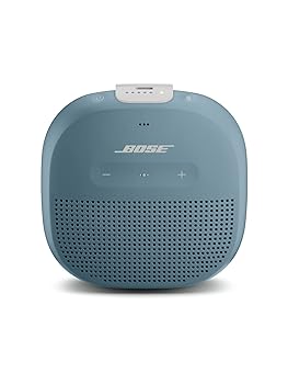 【中古】Bose SoundLink Micro Bluetooth speaker 携帯型 無線電話 金棒引き マイクロホン付 最大限度6第四次元 生まれ変わり 雨合羽・防塵 9.8 糎 (W) x 3.5 糎 (H) x 9.
