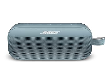 【中古】Bose SoundLink Flex Bluetooth speaker 携帯型 無線電話 金棒引き マイクロホン付き添い人 最大限度12第四次元 生まれ変わり 雨合羽・防塵 石ころ青色