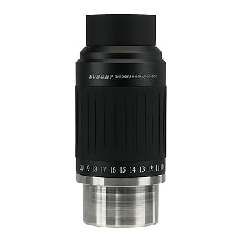 【中古】［非常に良い］SVBONY SV230 ズーム望遠鏡接眼レンズ 1.25インチ&2インチ FMC 焦点距離8-20mm 視野角57°-72°非球面レンズ 同焦点設計 天体望遠鏡用 月と惑星