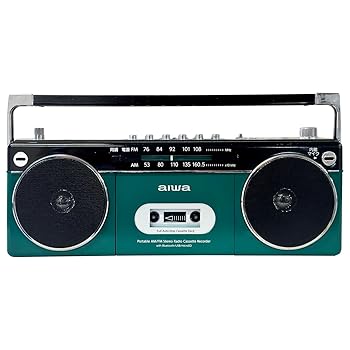 【中古】Aiwa アイワ ラジカセ audio -G RCP2 カセットテープ プレーヤー グリーン GAA4-RCP0002(GN)