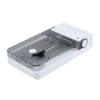 【中古】［非常に良い］オーレックス(AUREX) レコードプレーヤー Bluetooth コンパクト オートストップ 33/45回転対応 USB充電 AX-RP10(W)｜スカーレット2021