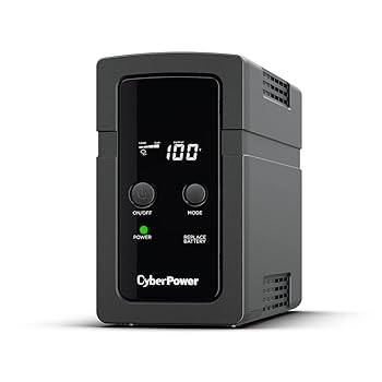 【中古】CyberPower (サイバーパワー) CPJ500 無停電電源装置 UPS 常時商用給電/正弦波 500VA/300W 家庭用 3年保証｜スカーレット2021