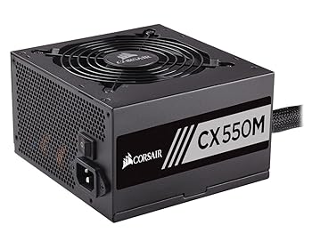 【中古】Corsair CX550M 80PLUS BRONZE認定 PC電源ユニット PS627 CP-9020102-JP