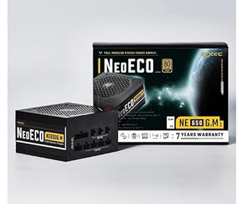 【中古】ANTEC Antec、80PLUS Gold認証取得 高効率高耐久フルモジュラー電源ユニット「NE650G M 」 ブラック 出力650W