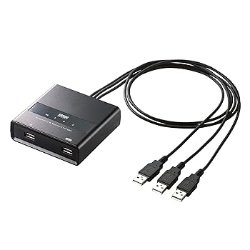 【中古】サンワサプライ キーボード・マウス用パソコン切替器（3:1） SW-KM3UU