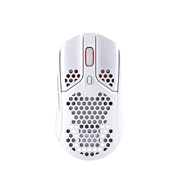 【中古】ハイパーエックス(HyperX) HyperX Pulsefire Hasteワイヤレスゲーミングマウス ゲーマー向け 超軽量六角シェルデザイン 62グラム ホワイト 2年保｜スカーレット2021