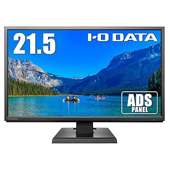 【中古】アイ・オー・データ IODATA モニター 21.5インチ FHD 1080p ADSパネル 広視野角 5ms (HDMI/アナログRGB/スピーカー付/VESA対応/土日サポート) EX｜スカーレット2021