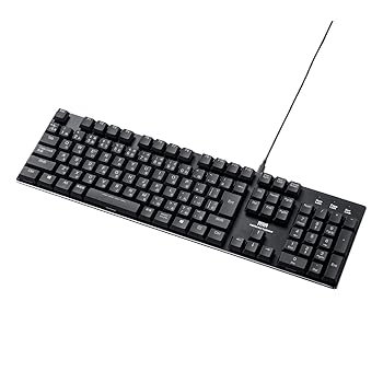 【中古】サンワサプライ(Sanwa Supply) メカニカルキーボード SKB-MK3BK ブラック