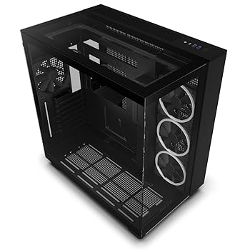 【中古】NZXT H9 Elite 2層社会システム 真っただ中主柱 マイコン容れもの 強化因子硝子真似形 Black コマーシャル-H91EB-01 CS8578