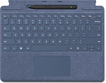 【中古】マイクロソフト Surface Pro か細い 書き込み２付き添い人 Signature 鍵盤/サファイア 8X6-00115