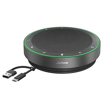 【中古】Jabra Speak2 75スピーカーフォン [国内正規品] 会議用マイクスピーカー 最上位モデル 最新ノイズキャンセリング機能 有線/無線接続 MS Teams/Zo