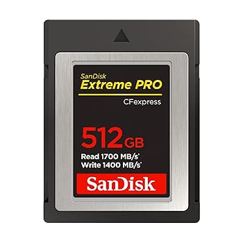 【中古】【 サンディスク 定まり品 】 CFexpress Type B 512GB 最高限度読みとる迅速さ 1700MB/秒 SanDisk Extreme PRO SDCFE-512G-GH4NN
