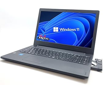 【中古】中古ノートパソコン, ノートPC【IdeaPad 100-15IBD】【Windows 11】MSオフイス 2021, 15.6型, WIFI, HDMI, カメラ, DVD-MULTIドライブ, メモリ 8 24,510円