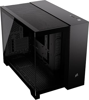 【中古】CORSAIR 2500X Micro ATX Dual Chamber PCケース ブラック CC-9011265-WW