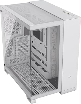 【中古】CORSAIR 6500X Mid-Tower Dual Chamber ミドルタワー型PCケース ホワイト CC-9011258-WW