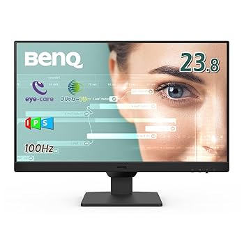 【中古】ベンキュージャパン BenQ アイケアモニター GW2490 (23.8インチ/フルHD/IPS/sRGB 99%/ウルトラスリムベゼル/輝度自動調整機能(B.I. Gen2)搭載/ブ