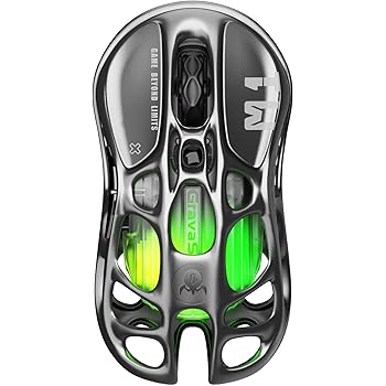 【中古】【国内置き目品】GravaStar ゲーミングマウス 無線電話 有線 無線電話 軽さ 4Kポーリング割り合い 26000DPI 低引き延ばす 高感じやすさ 2.4G/Bluetooth/USB有線 200