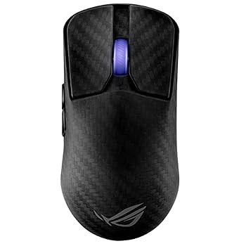 【中古】ASUS ROG Harpe Ace Extreme カーボンファイバー製ゲーミングマウス / 47g超軽量 / 有線USB / 低遅延2.4 GHz RF/Bluetooth / 42,000dpi / 8000Hz