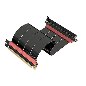 【中古】LINKUP - AVA5 PCIE 5.0 ライザーケーブル | RTX5090 RX9070 GPUに相応う | x16 128GB/sす早さ | PCIe 4.0 \u0026 WRX80/WRX90Eと取り替えっこ性あり | 引っ切り無い
