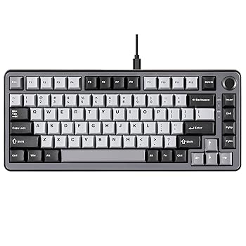 【中古】YUNZII RT75 ラピッドトリガー キーボード メカニカル TKL ゲーミング 磁気スイッチ RGB 有線 USB コンパクト 75%配列ノブ付きPBT キーキャップ｜スカーレット2021