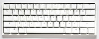 【中古】Ducky One 2 Pro Mini RGB Pure White Cherry Speed Silver RGB ONE2PROMINISILVER