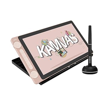 【中古】HUION 液タブ 液晶タブレット Kamvas 13（Gen 3） 13.3型 Pentech 4.0テクノロジーへのアップグレードのペンPW600L 16384レベルの筆圧検知に対応