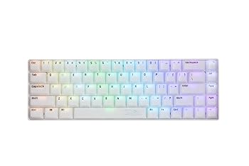 【中古】STORIA 鍵盤 Mercury 65 ラピッド銃の引き金 ラピットトリガー 字母取り合わせ ゲーミングキーボード 白 澄み切った手がかり旗がしら 水銀 65% ポー