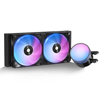 【中古】Ocypus Delta L24 ARGB CPUクーラー 簡易水冷 240mm、レイヤーARGBライティングエフェクト、TDP 280W、低ノイズポンプ、高性能4ピンPWM ファン、｜スカーレット2021