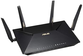 【中古】ASUS 無線LAN 無線電話 ルータ 1734+800Mbps デュアルダンス楽隊 BRT-AC828 【3階建 / 4LDK 】【なおなお書き5/Nintendo Switch/iPhone/android 相応う】