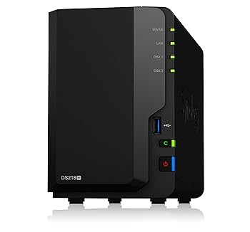 【中古】【NASキット】Synology DiskStation DS218+ [2ベイ / デュアルコアCPU搭載 / 2GBメモリ搭載] オールラウンドストレージソリューション 35,776円