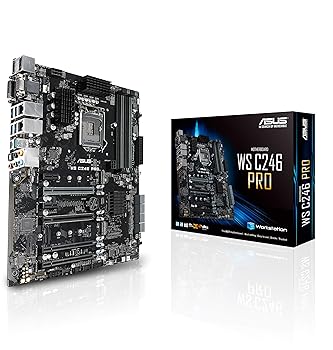 【中古】WS C246 PRO [母ちゃんゲーム盤 Intel C246/LGA1151/DDR4/USB 3.1 Type-C/GbE×2/ATX]